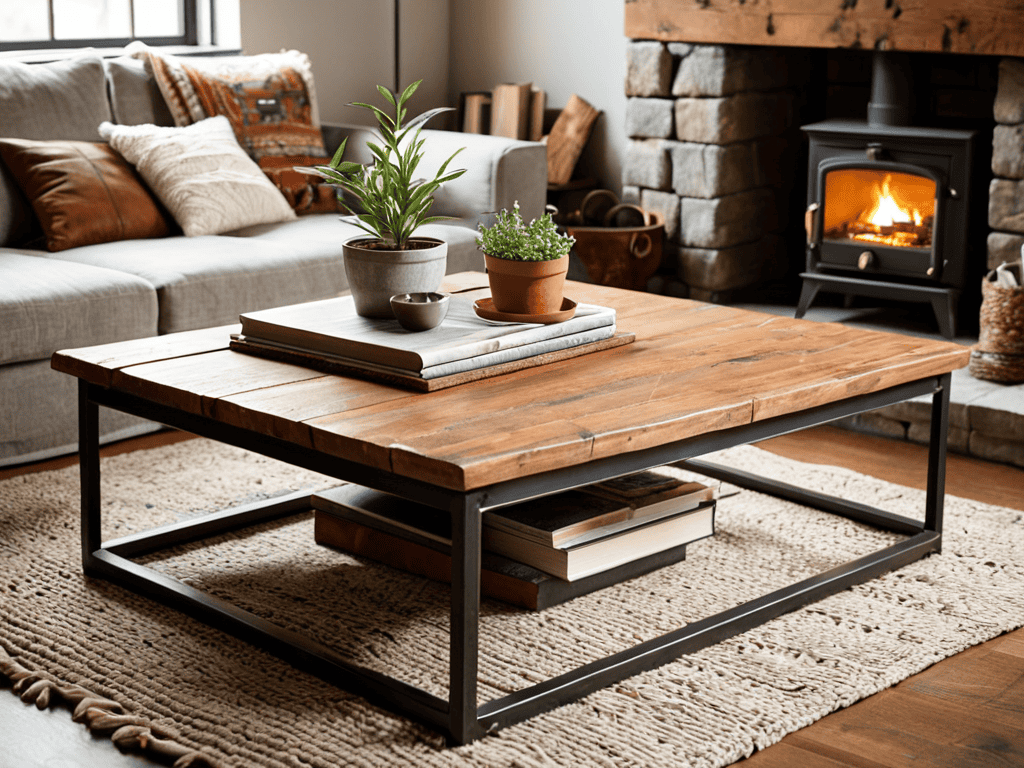 A Beginner’s Guide on How to Build a Rustic Industrial Coffee Table