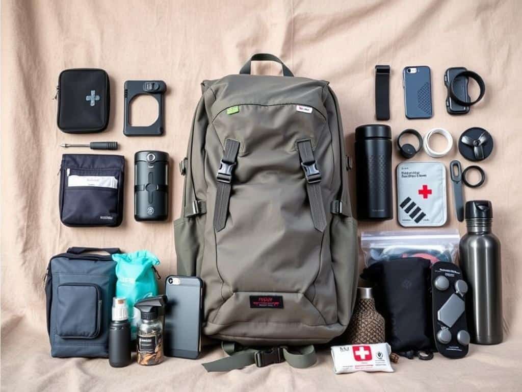 Travel backpacks and essential accessories
