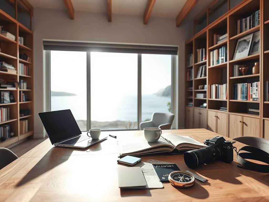 Digital nomad travel planning