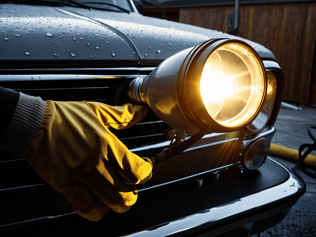 Restoring Yellow Headlights with DIY kit