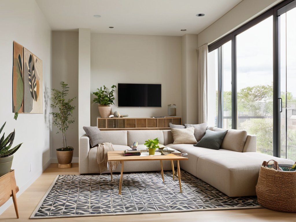 Smart shrinking in interior design concept