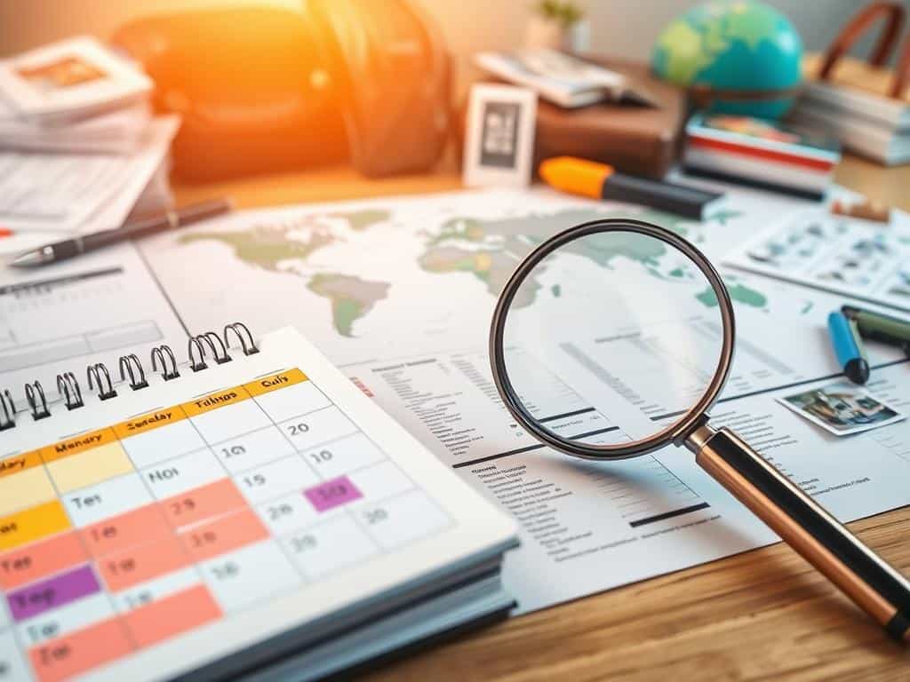 travel planning timeline